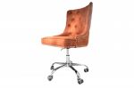 Krzesło biurowe Fotel Victorian vintage brązowy jasny - Invicta Interior 2