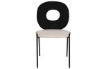 Krzesło Designer chair boucle czarne 2