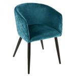 Krzesło Gala aksamitne niebieskie - Atmosphera 1