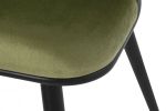 Krzesło Interlace aksamitne zielone 7