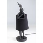 Lampa stołowa Animal Rabbit czarna matowa 50 cm - Kare Design 2