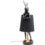Lampa stołowa Animal Rabbit czarna matowa 50 cm - Kare Design 1