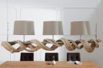 Lampa Vigine drewno z recyklingu  - Invicta Interior 6