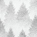 Obrus świąteczny Choinki srebrne 140 x 240 cm  - Atmosphera 2