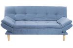 Sofa z funkcją spania niebieska 1