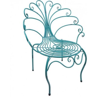 Krzesło Paw niebieskie industrialne - Hoff Interior