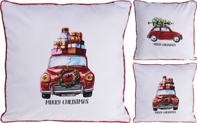 Poduszka Cushion Christmas Car 