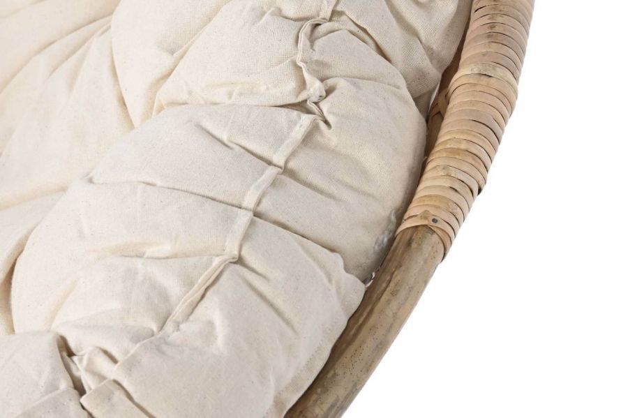Fotel Kula bambusowy z poduszką
