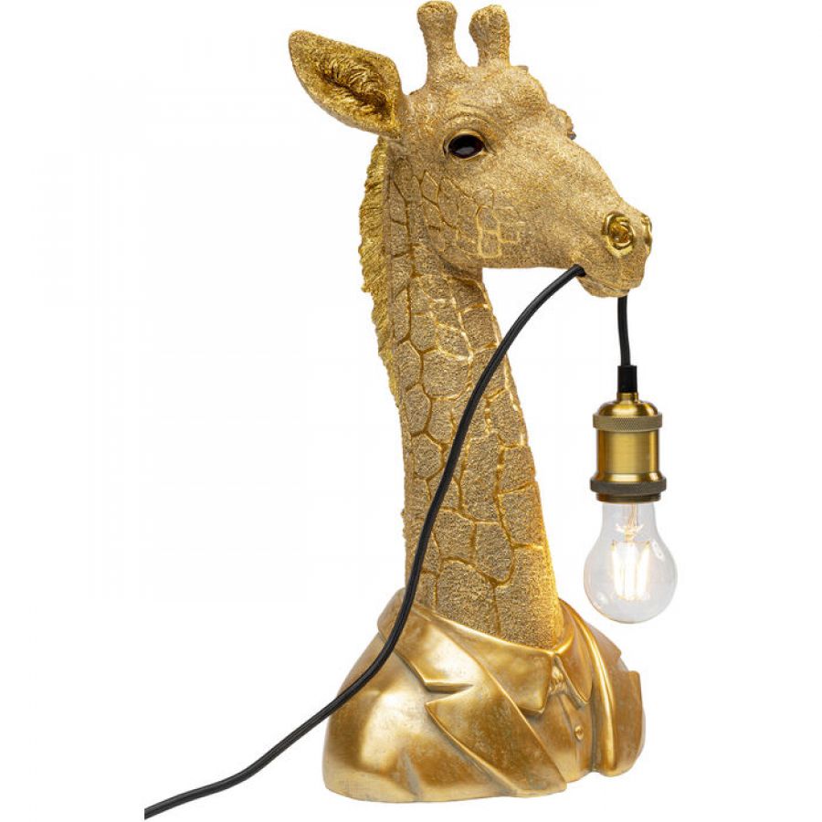 Lampa stołowa Animal Giraffe złota - Kare Design