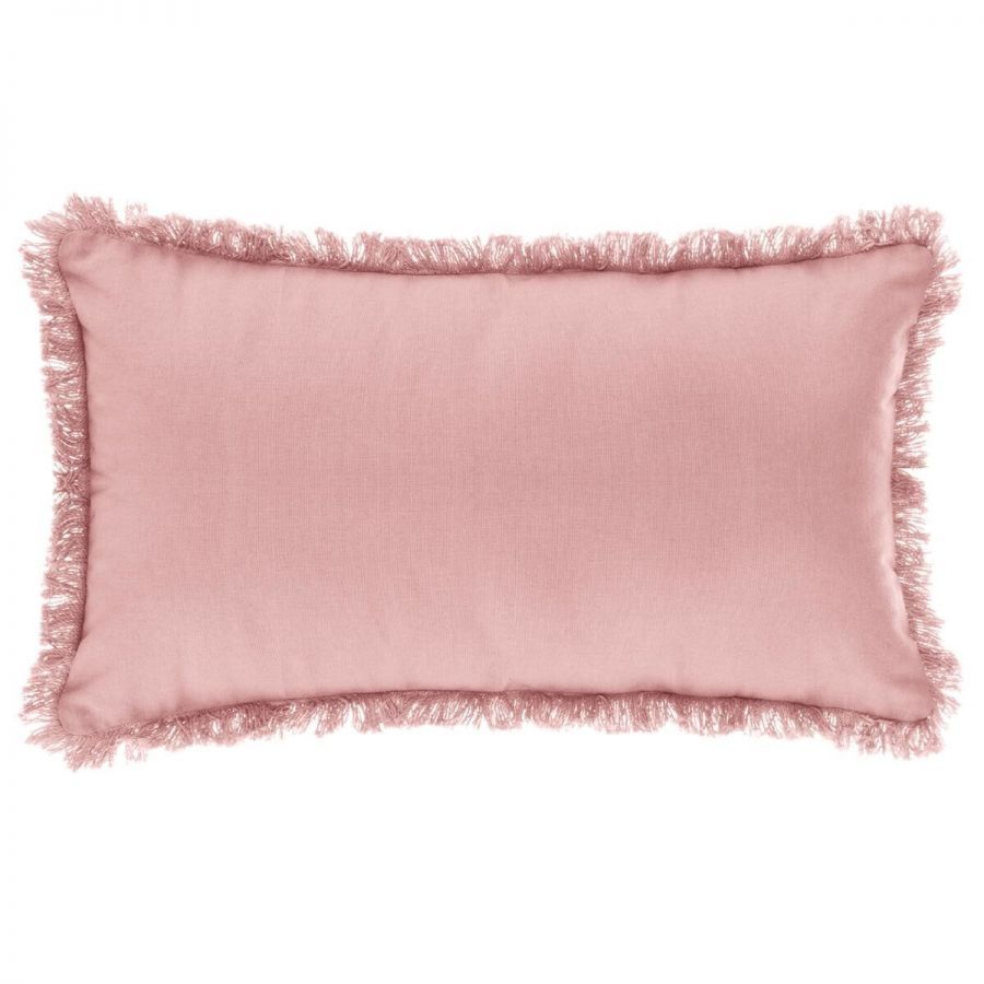 Poduszka z frędzlami różowa - Atmosphera