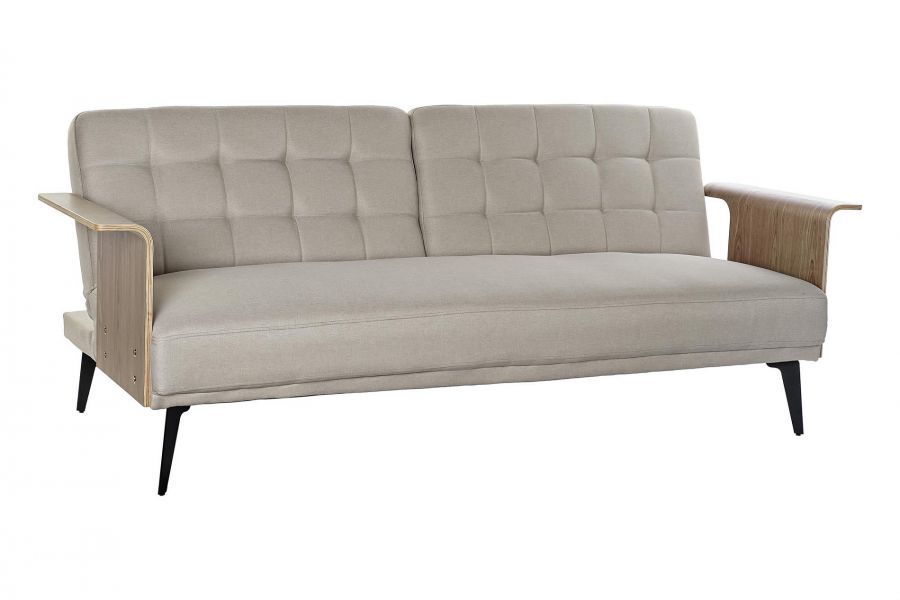 Sofa rozkładana wersalka Extravaganza beżowa retro