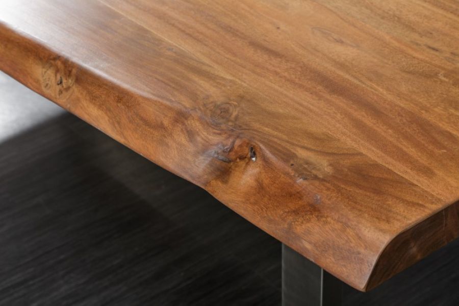 Stół Mammut 300cm drewno akacjowe 60mm honey - Invicta Interior