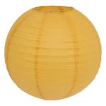 Klosz Japandi lampion mustard yellow - Atmosphera 1