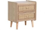 Komoda drewniana szafka nocna Rattan collection 2