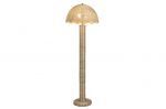 Lampa stojąca z rattanu – naturalny design 149 cm 2