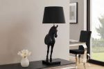 Lampa stołowa Beauty Horse czarna - Invicta Interior 5