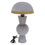 Lampa stołowa Mushroom szara 1