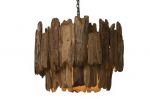 Lampa sufitowa z drewna teak 2