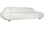 Sofa Future Cloud boucle biała 2