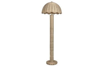 Lampa stojąca z rattanu – naturalny design 149 cm