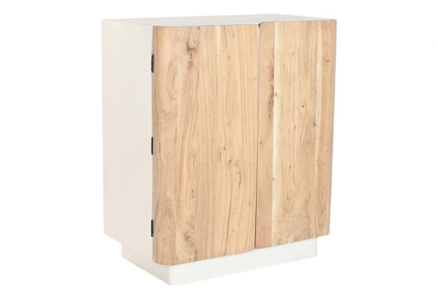 Komoda drewniana barek na wino Flow Wood - Interstil Interior