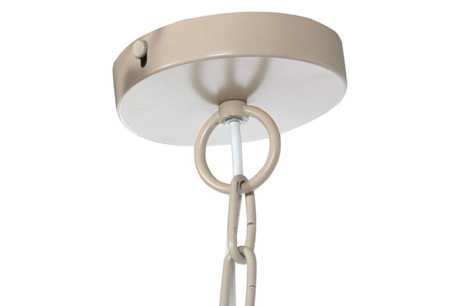 Lampa Elegant Żyrandol z drewnianymi perłami 100 cm