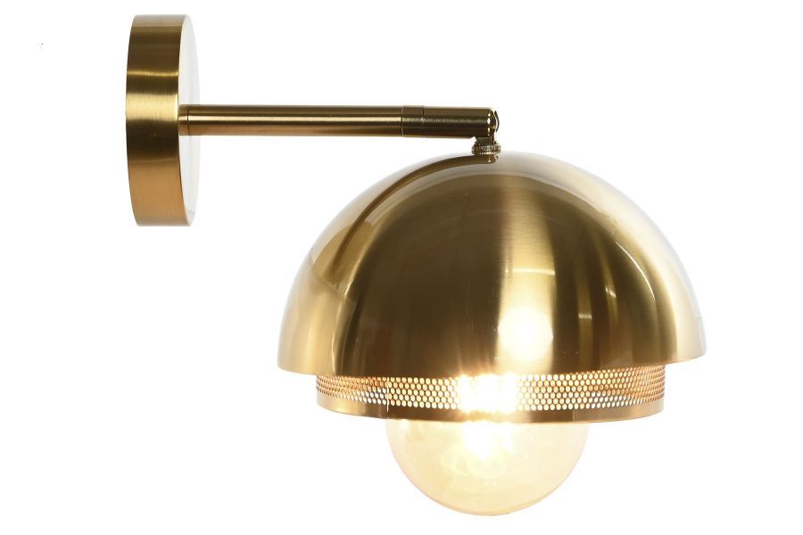 Lampa ścienna kinkiet Art Deco gold