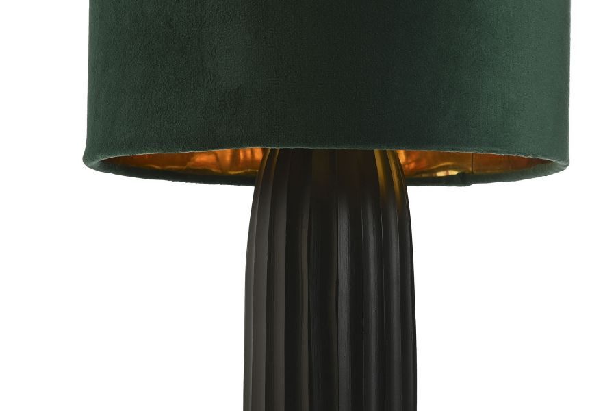 Lampa stołowa Velvet zielona aksamitna