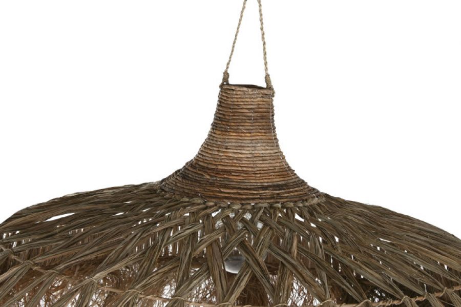 Lampa sufitowa boho z włókien naturalnych 100 cm