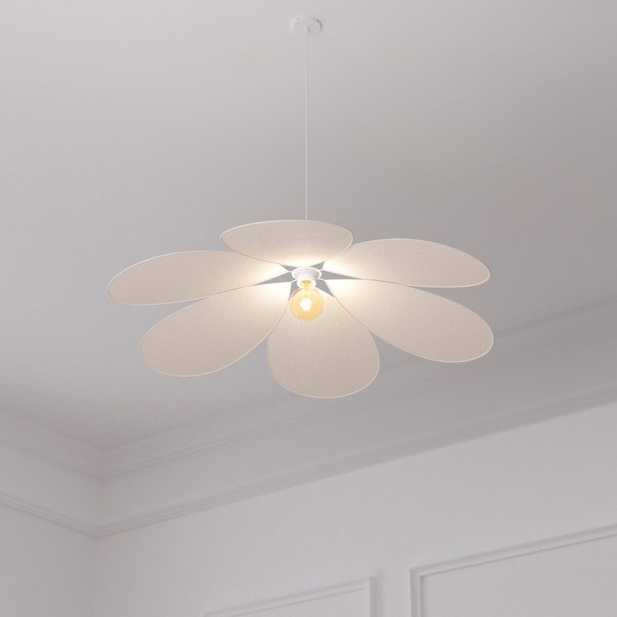 Lampa sufitowa Kwiat Daisy beżowa