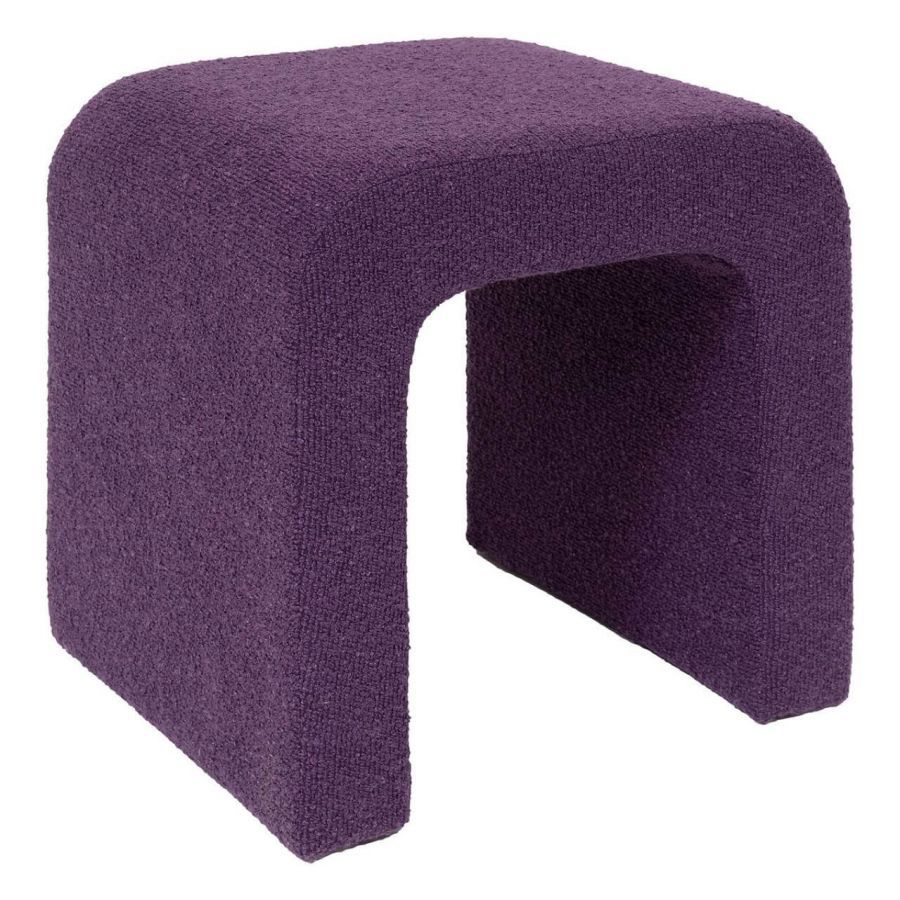 Puf Sevi Boucle purple - Atmosphera