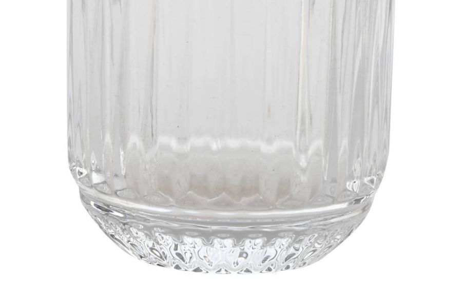 Szklanka grated transparent zestaw 6 sztuk 